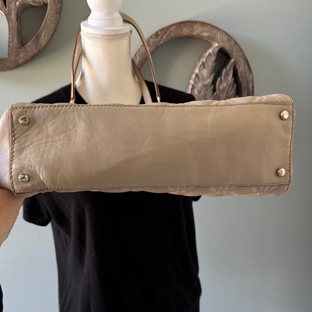 Kate Spade Quilted Large Tan Tote